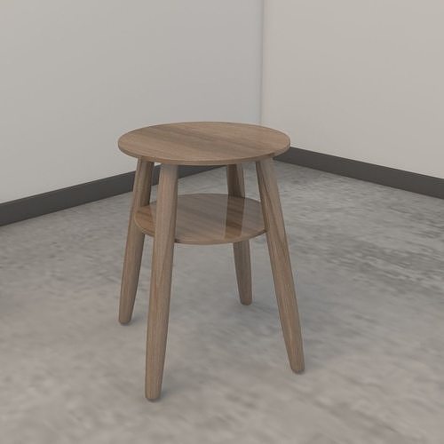 MDF STOOL Free 3D model