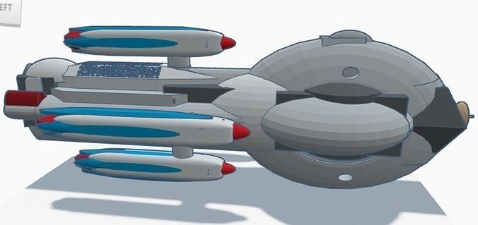 STAR TREK Star liner TOS Free 3D print model