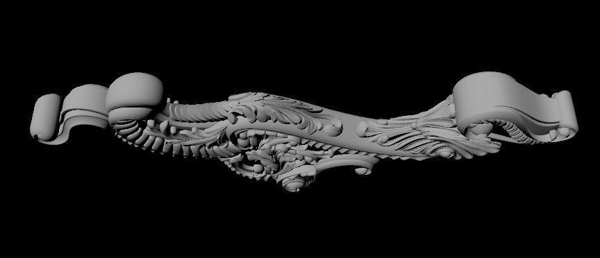 stair entry post 3D model_3