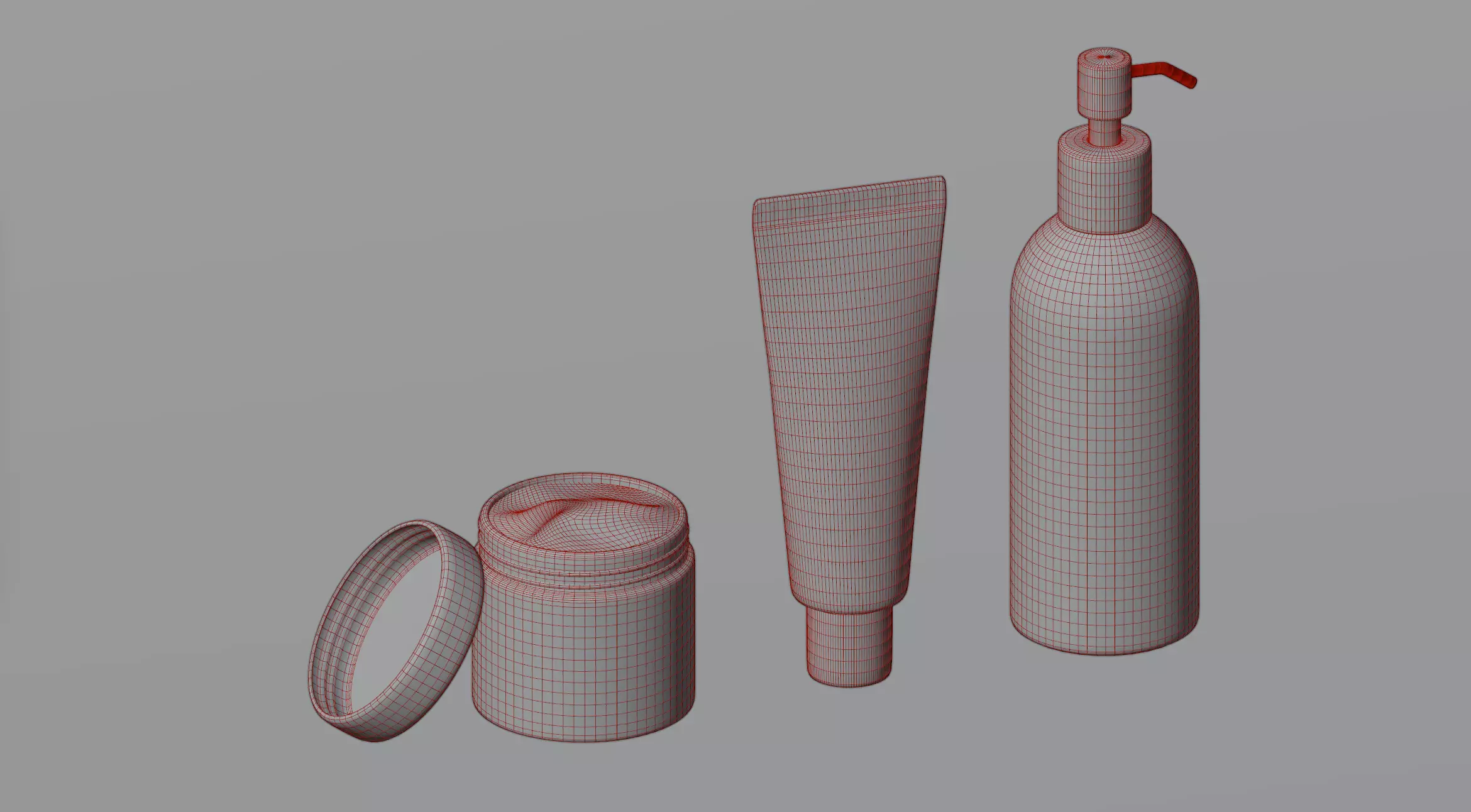 Hygiene containers 3D model