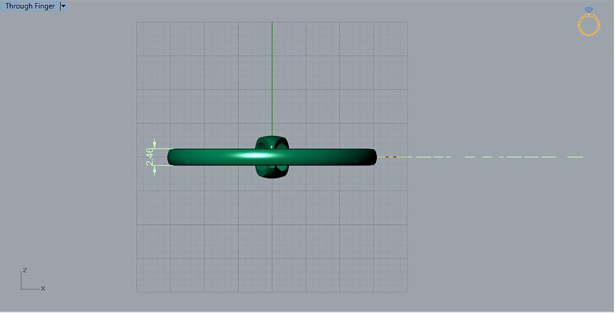 Pendant P 002 3D print model_3