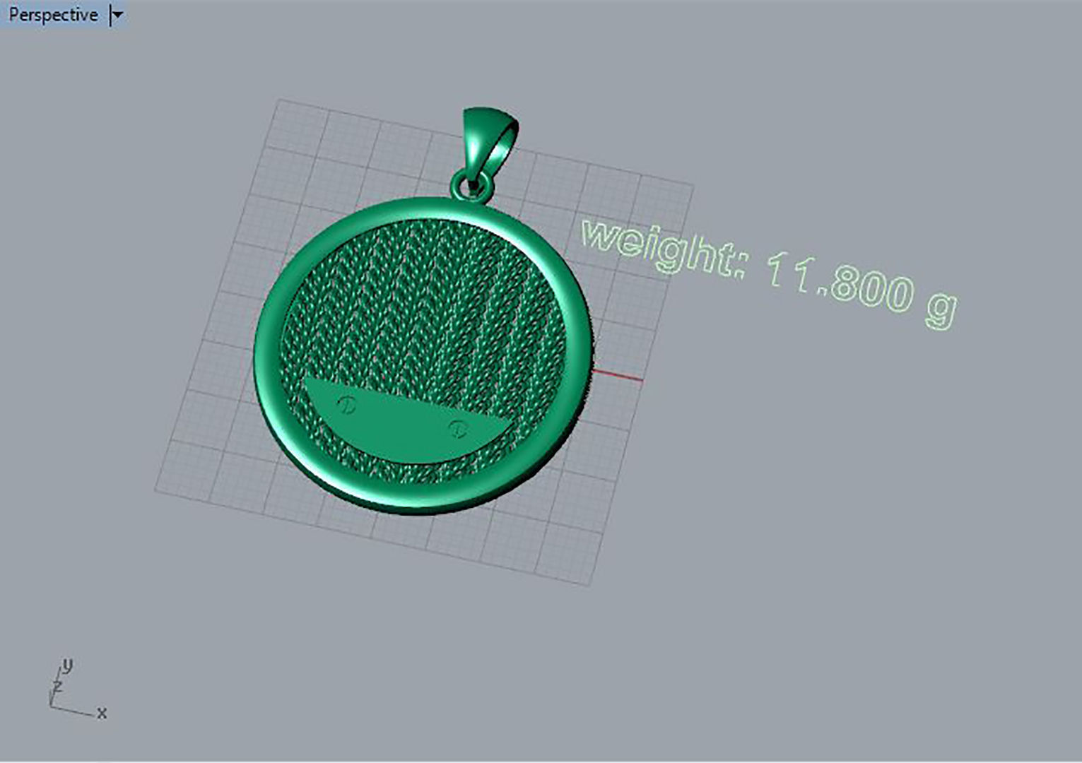 Pendant P 002 3D print model_6