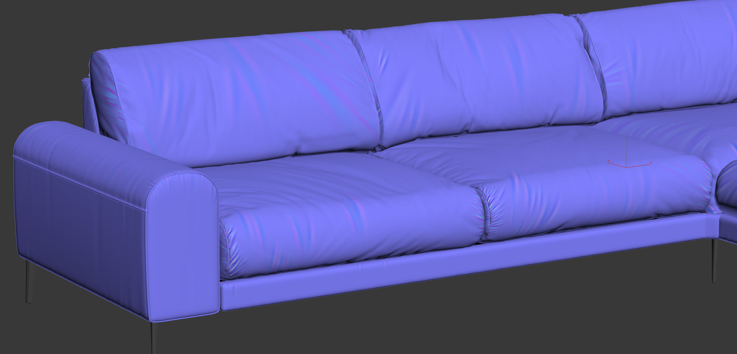 Joy sectional sofa 3D model_14