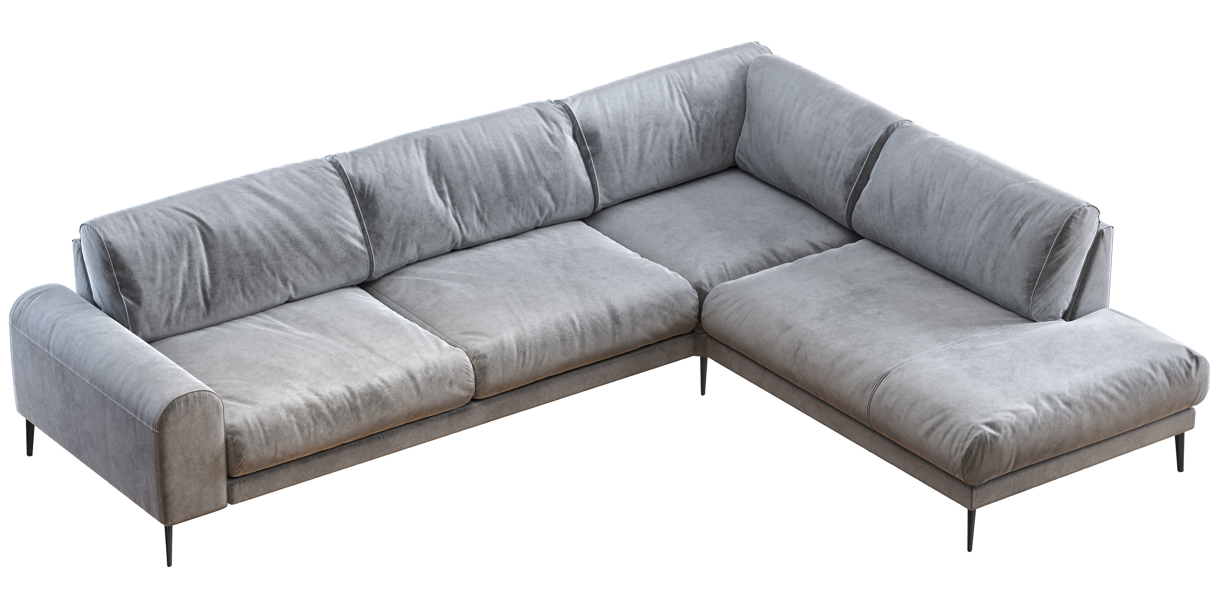Joy sectional sofa 3D model_10
