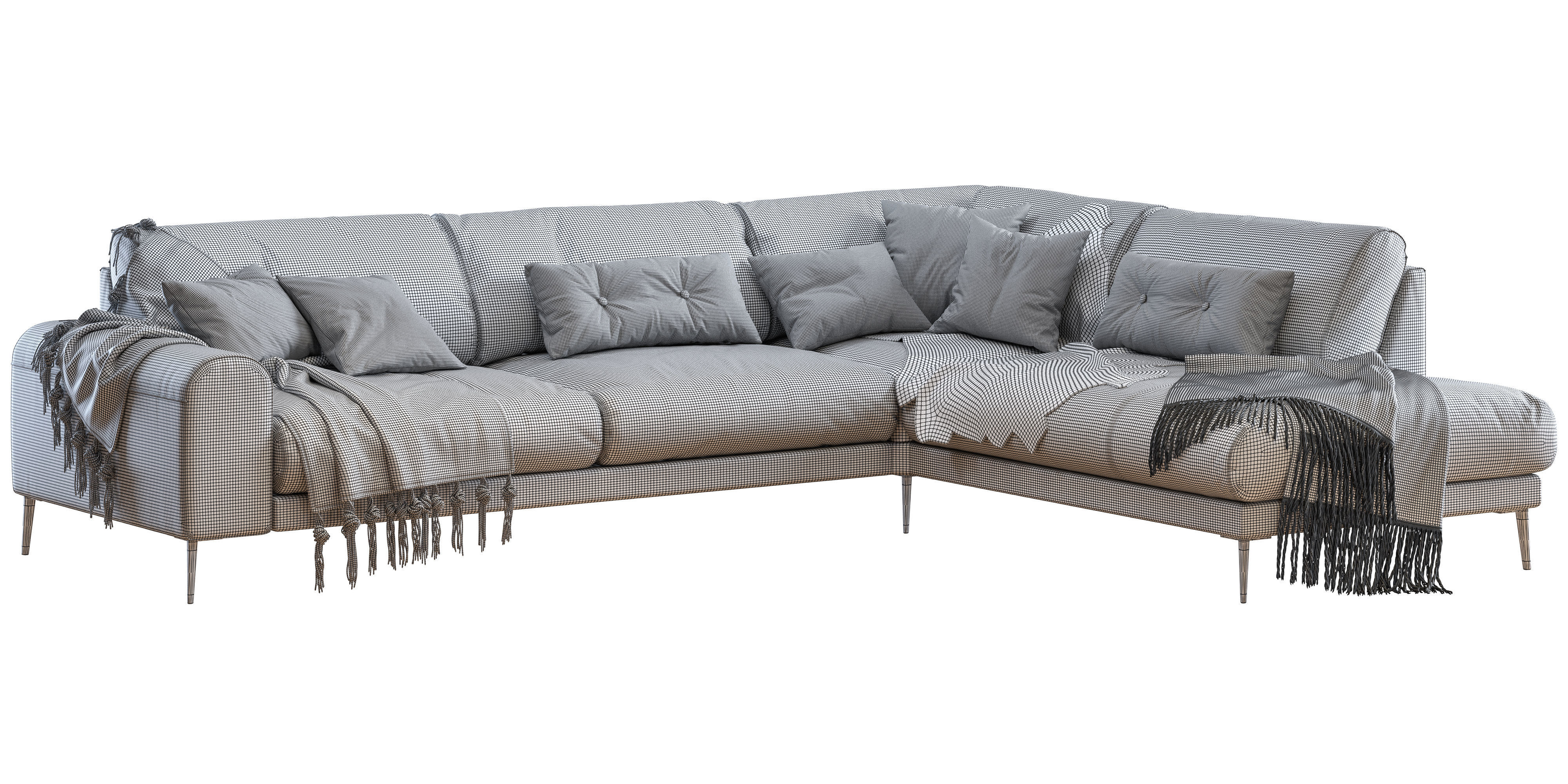 Joy sectional sofa 3D model_13