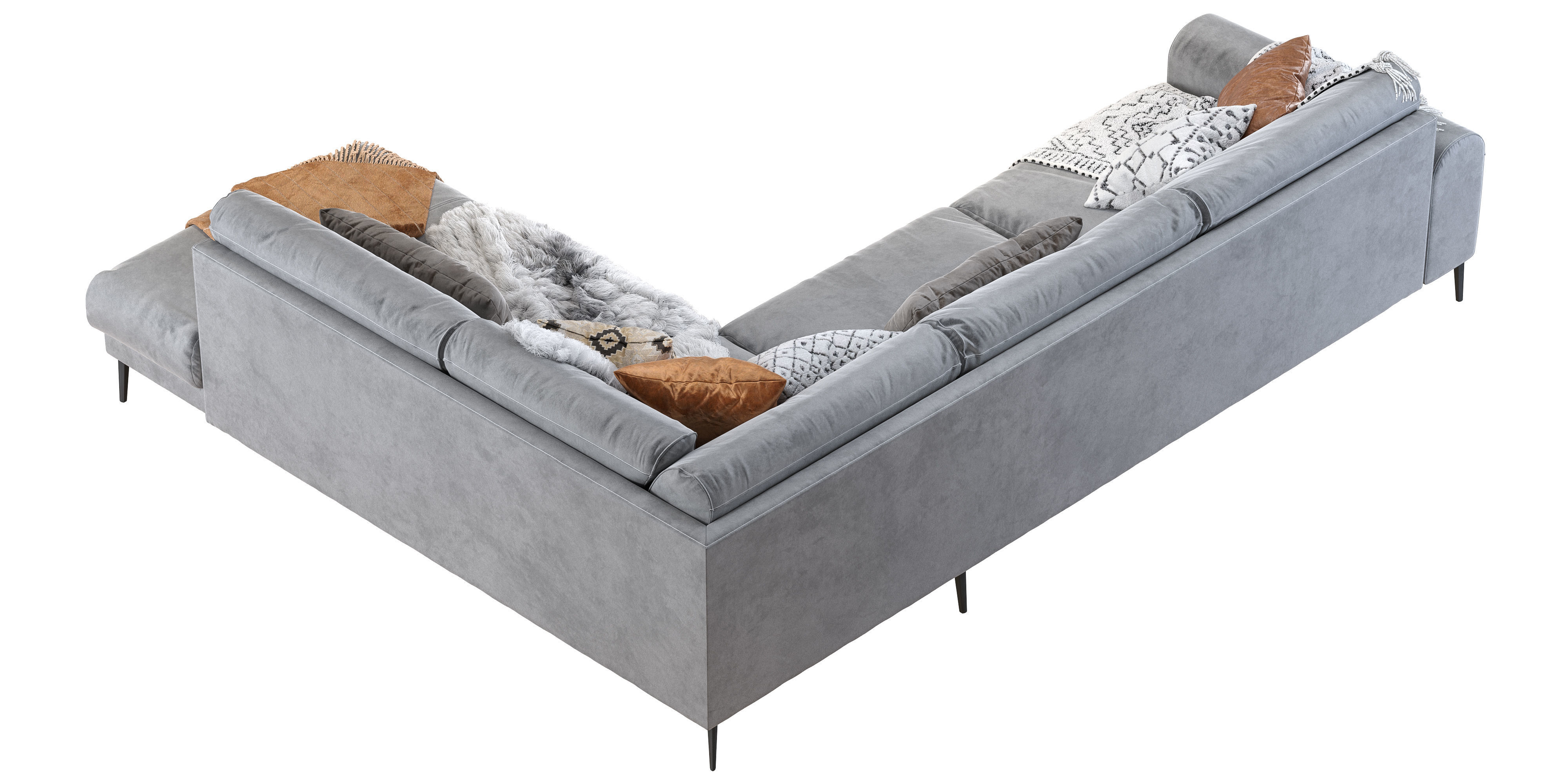 Joy sectional sofa 3D model_7