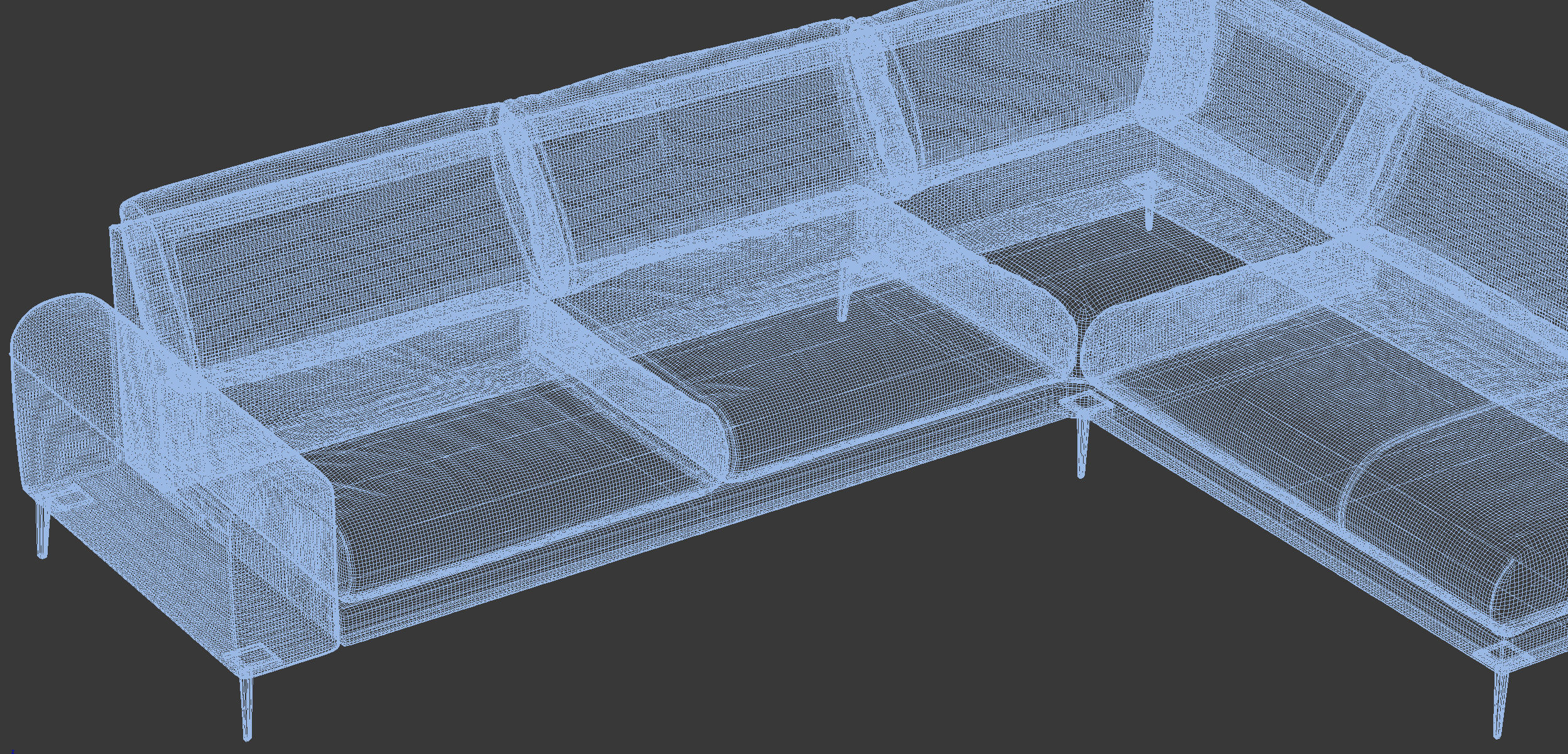 Joy sectional sofa 3D model_16