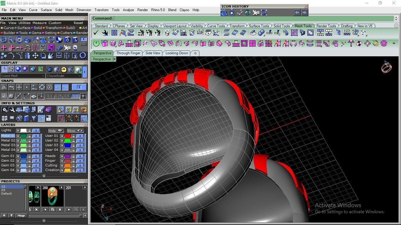 marijuana ring 3D print model_7