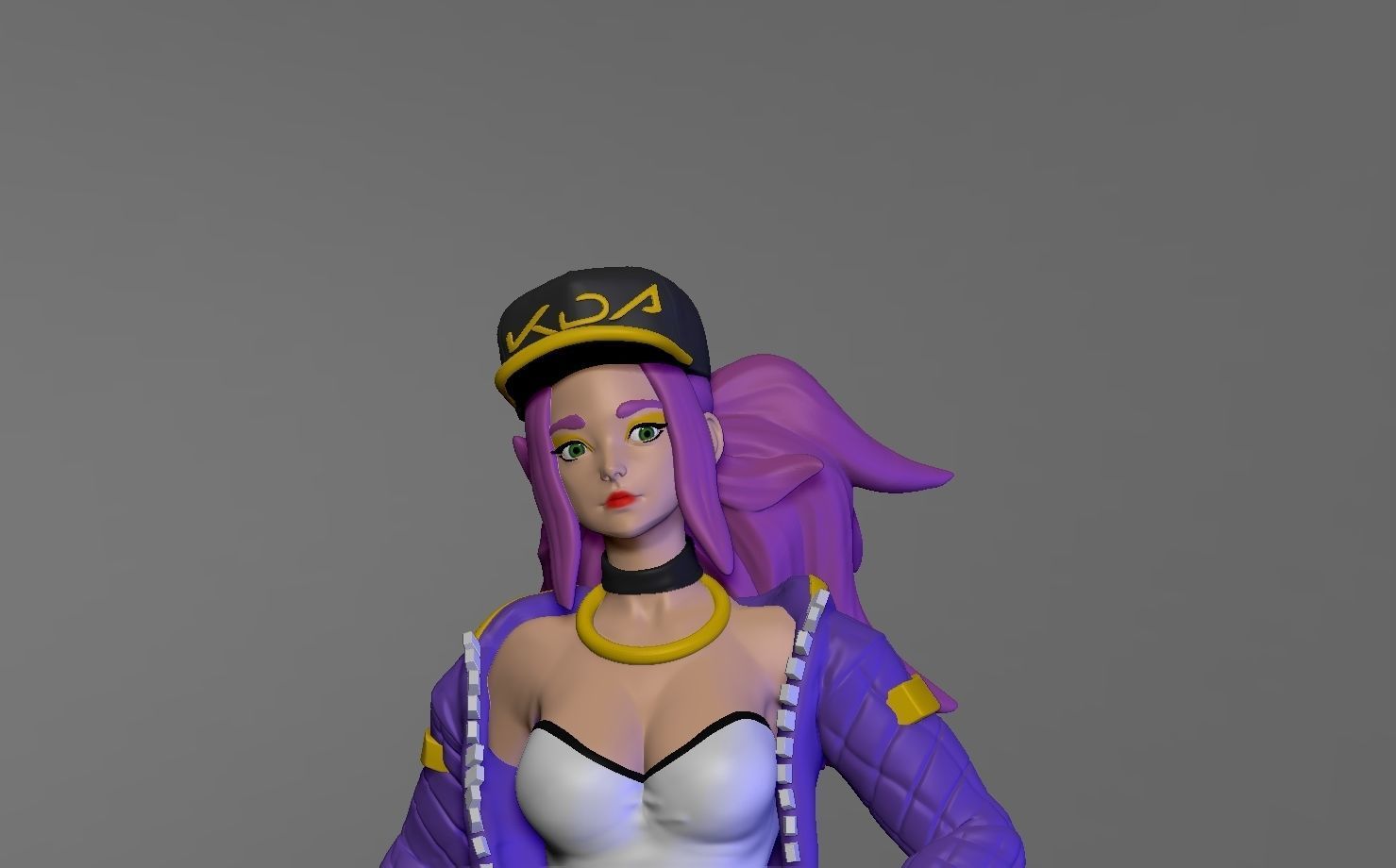 KDA - Akali 3D print model_5