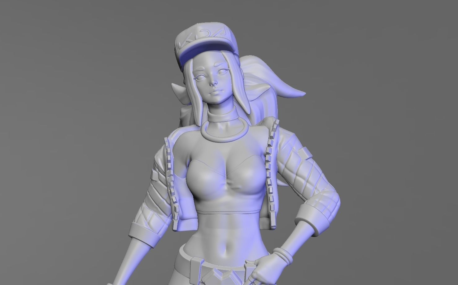 KDA - Akali 3D print model_6