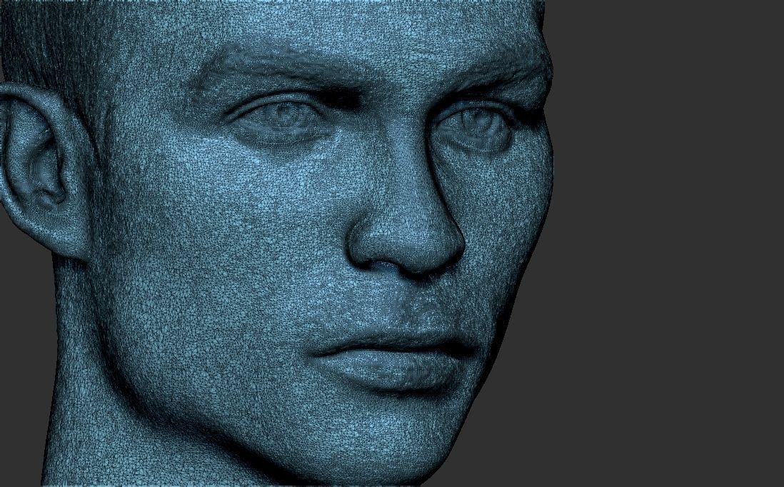 Cristiano Ronaldo Manchester United bust for 3D printing 3D print model_29