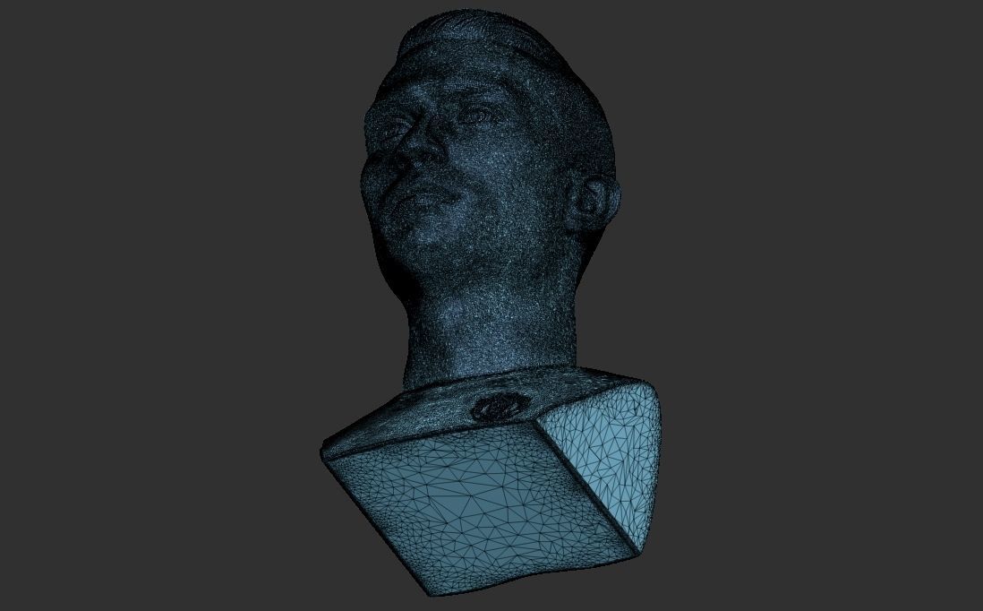 Cristiano Ronaldo Manchester United bust for 3D printing 3D print model_30