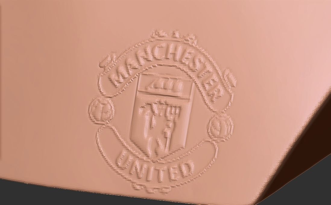 Cristiano Ronaldo Manchester United bust for 3D printing 3D print model_22