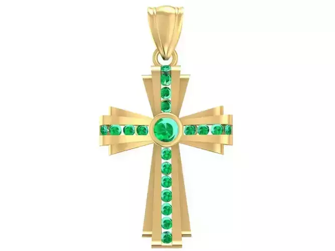 diamond cross pendant 2971