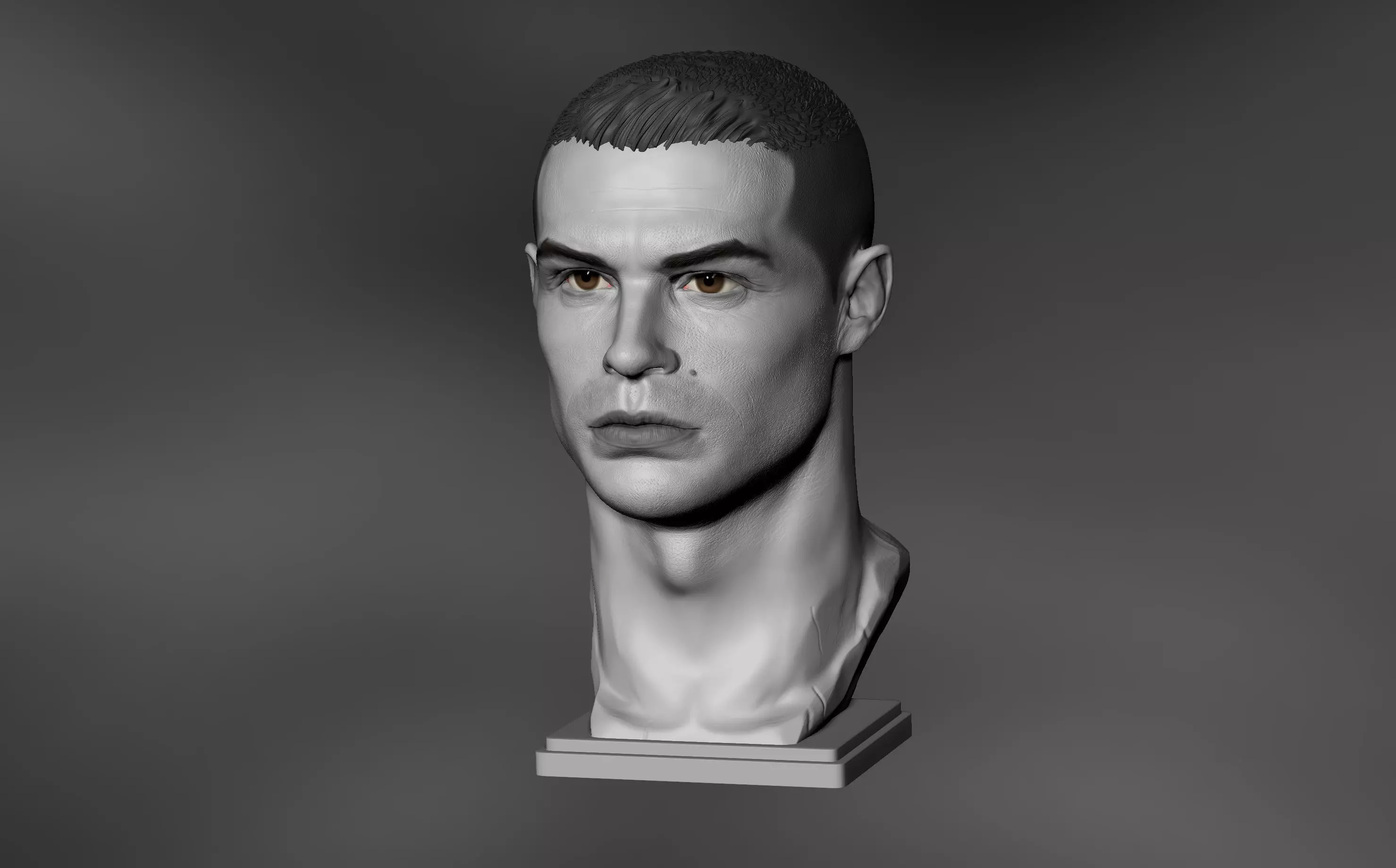 Cristiano Ronaldo 3D print model_0