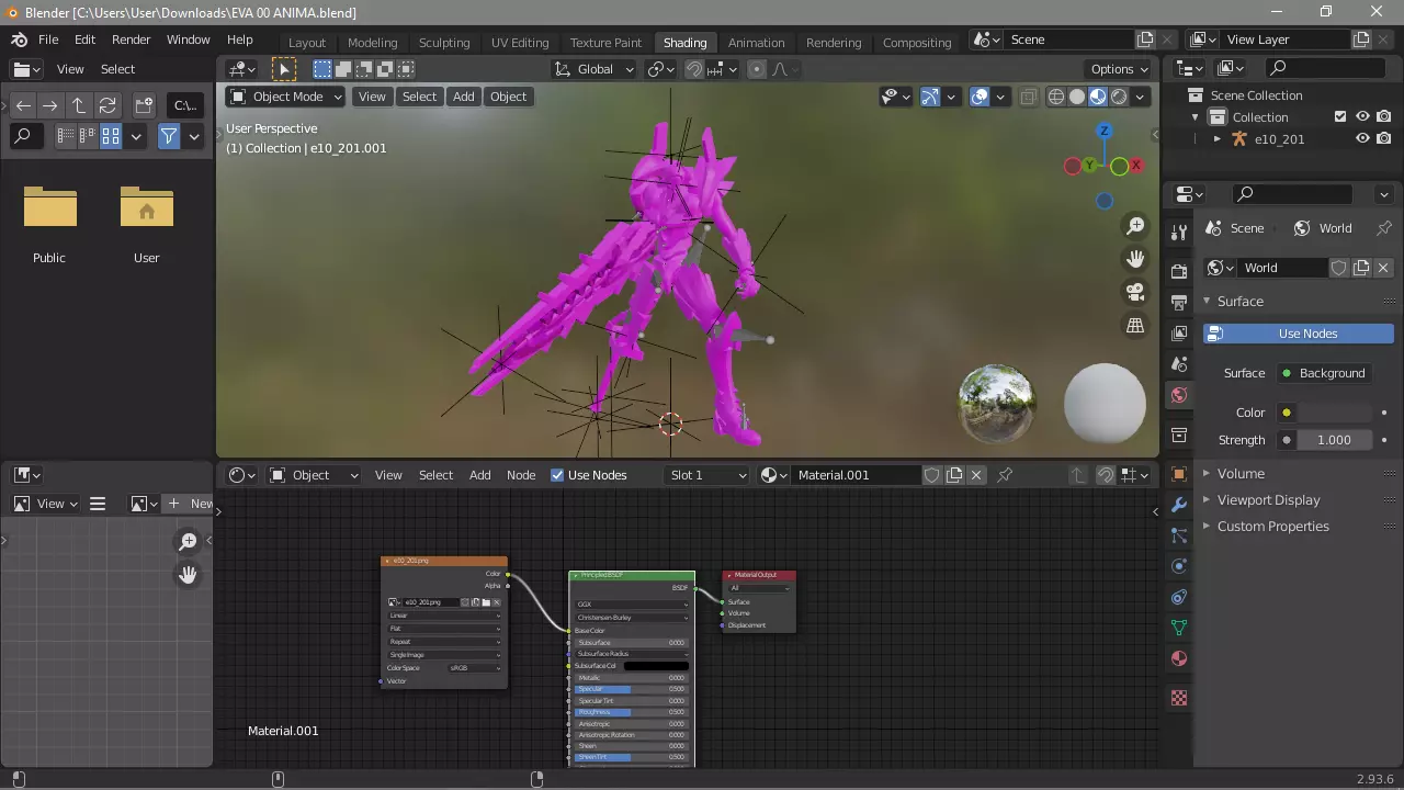 eva blend anima 00 blend 3D model_0