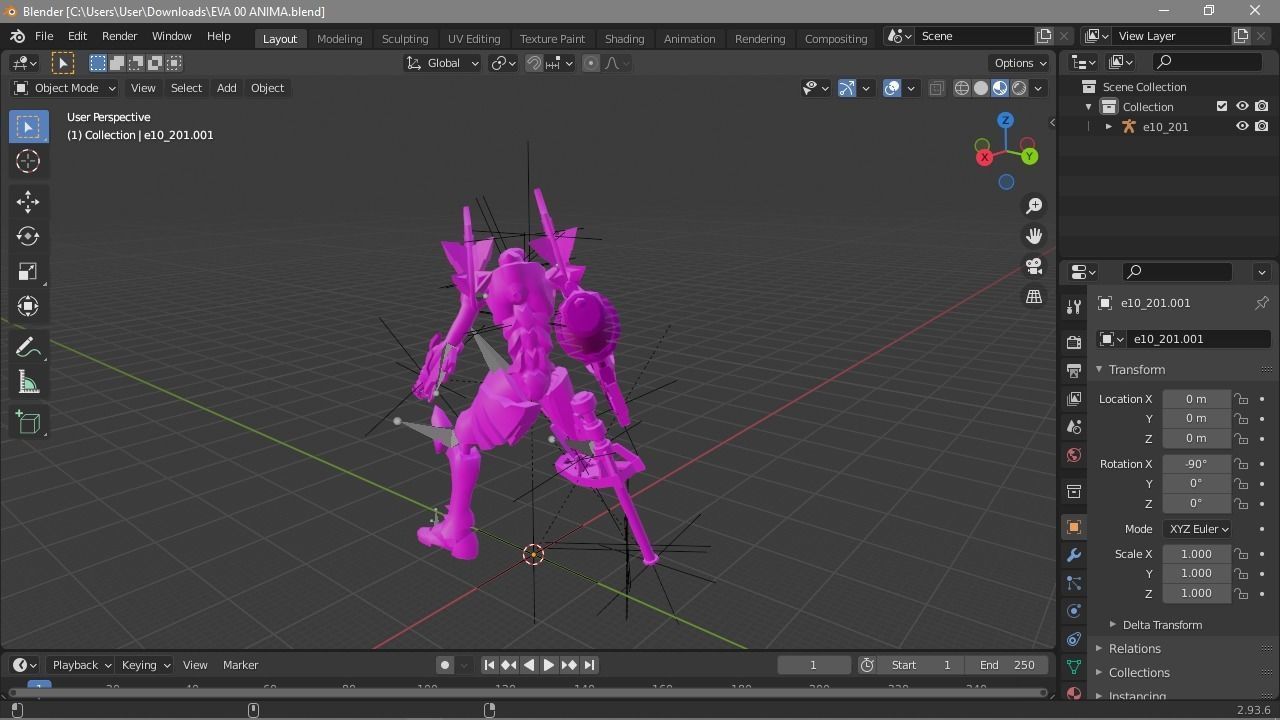 eva blend anima 00 blend 3D model_3