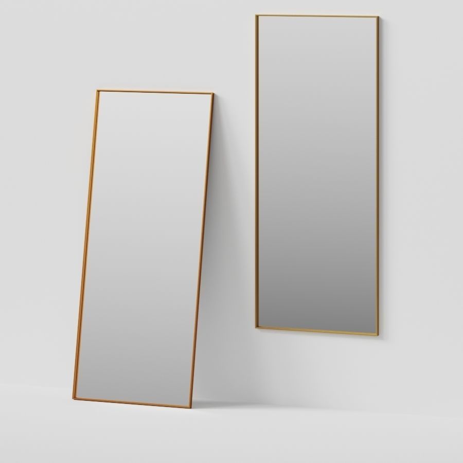 Rectangular Floor Mirror by Clear Home Design 3D model_1