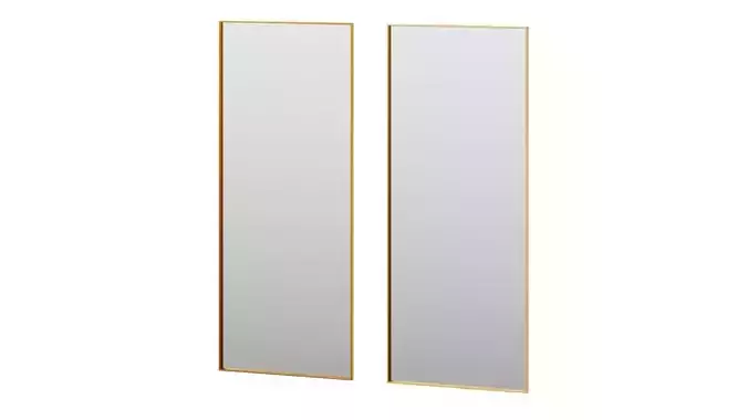 Rectangular Floor Mirror by Clear Home Design