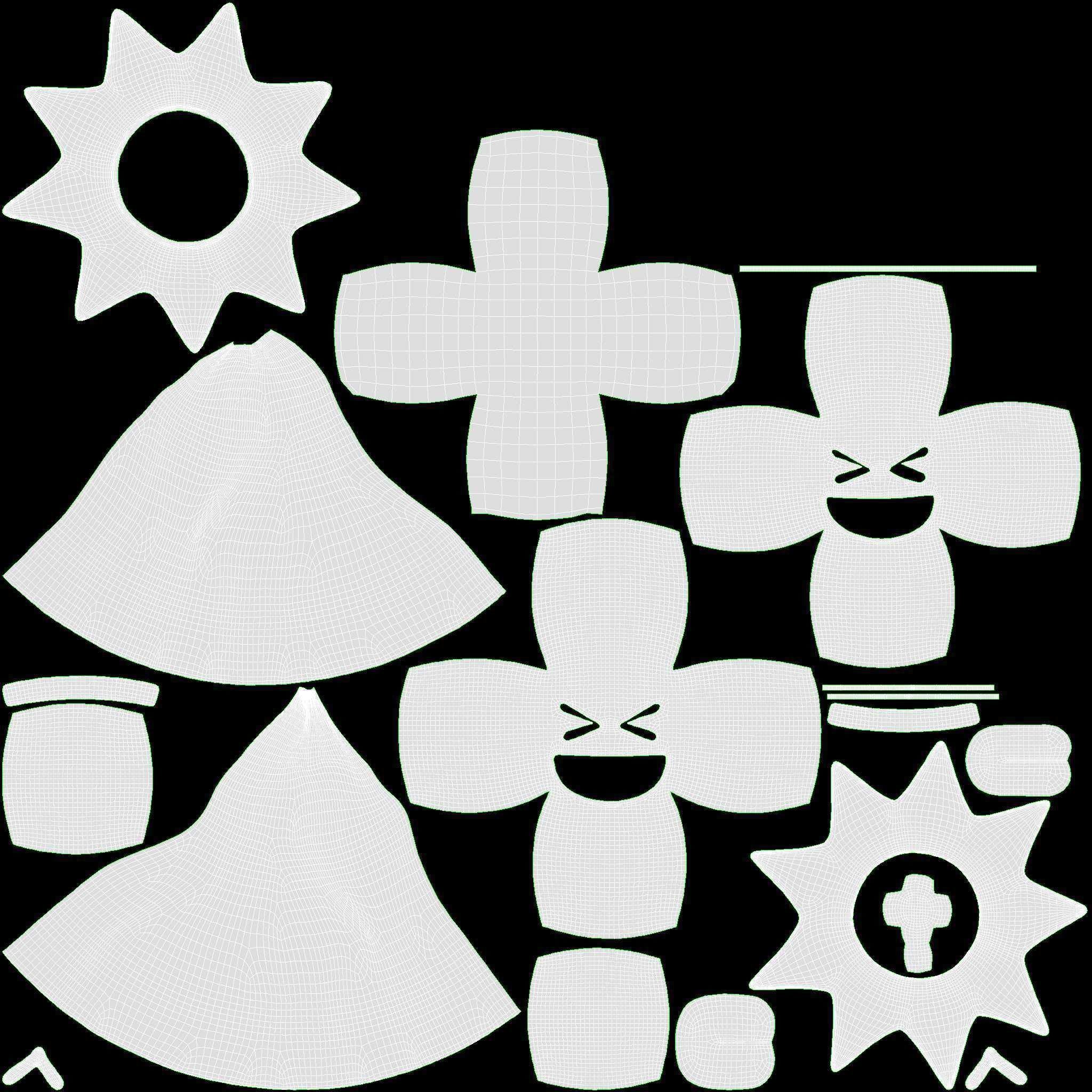 Emoji 090  Laughing with elf hat 3D model_6