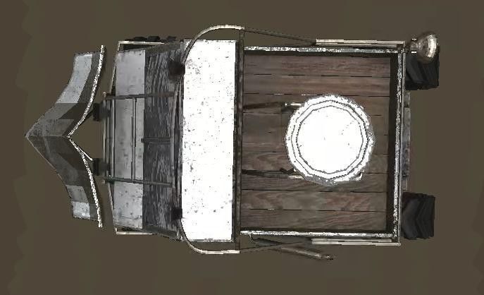 Gazelle 3302 from Game Metro 2033 Low-poly 3D model_6