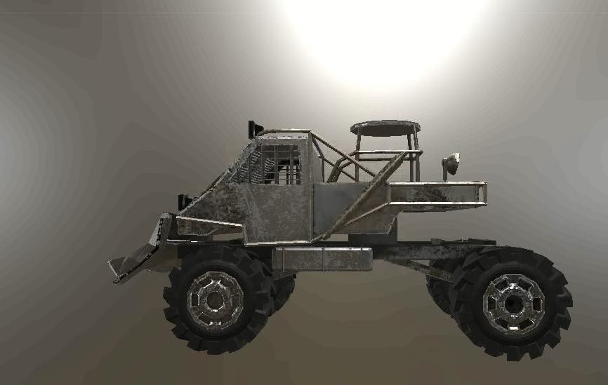 Gazelle 3302 from Game Metro 2033 Low-poly 3D model_8