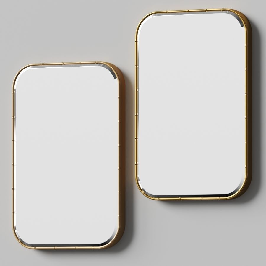 Bamboo Mirror by Clear Home Design 3D model_1
