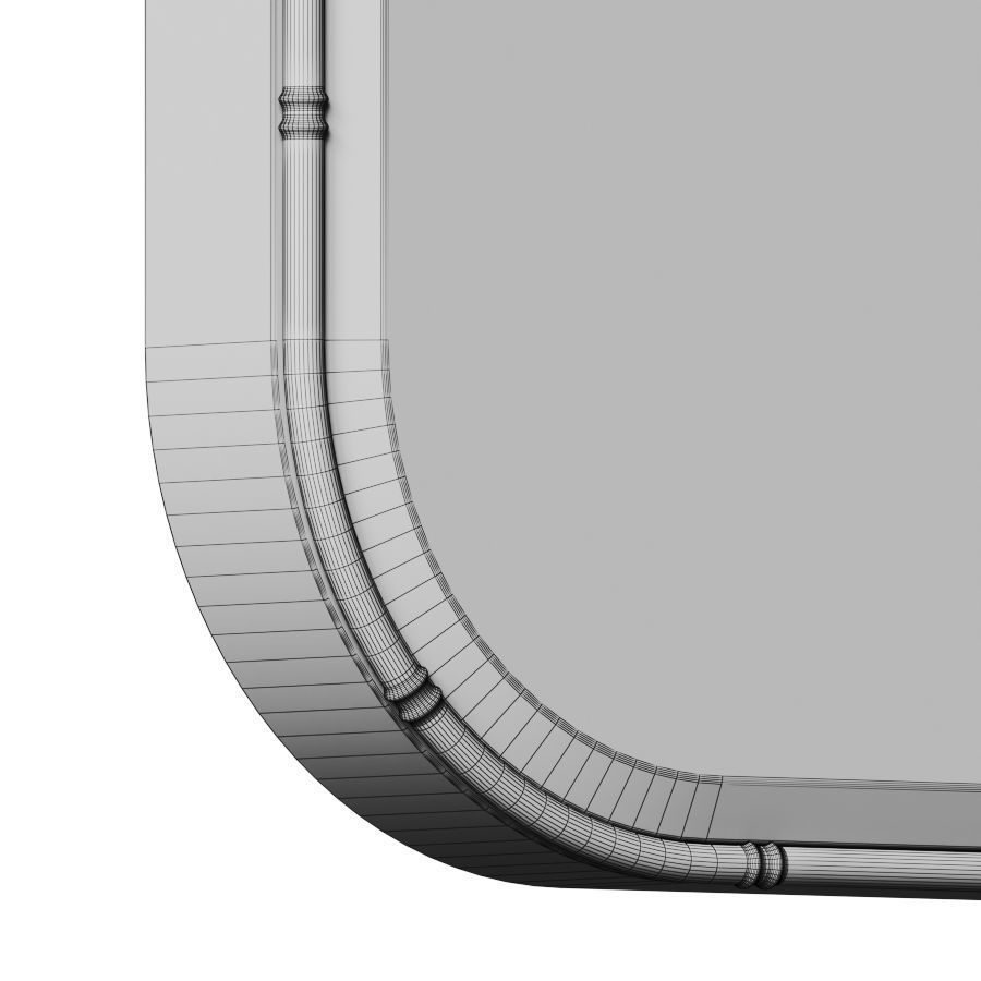 Bamboo Mirror by Clear Home Design 3D model_4