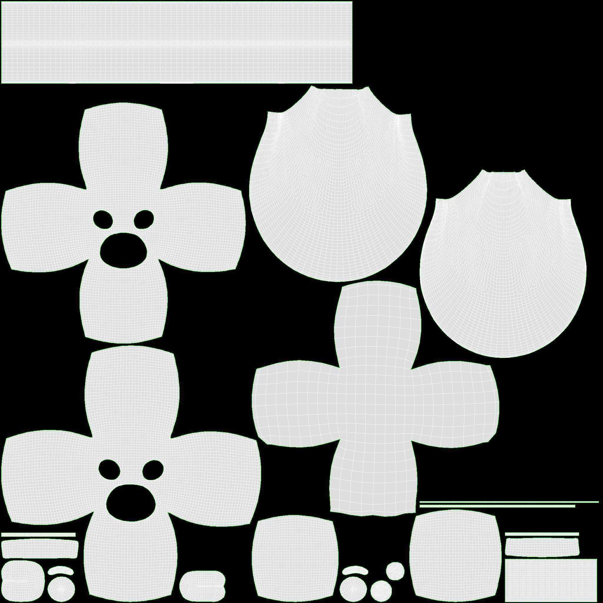 Emoji 092 Fearful with Santa hat 3D model_6