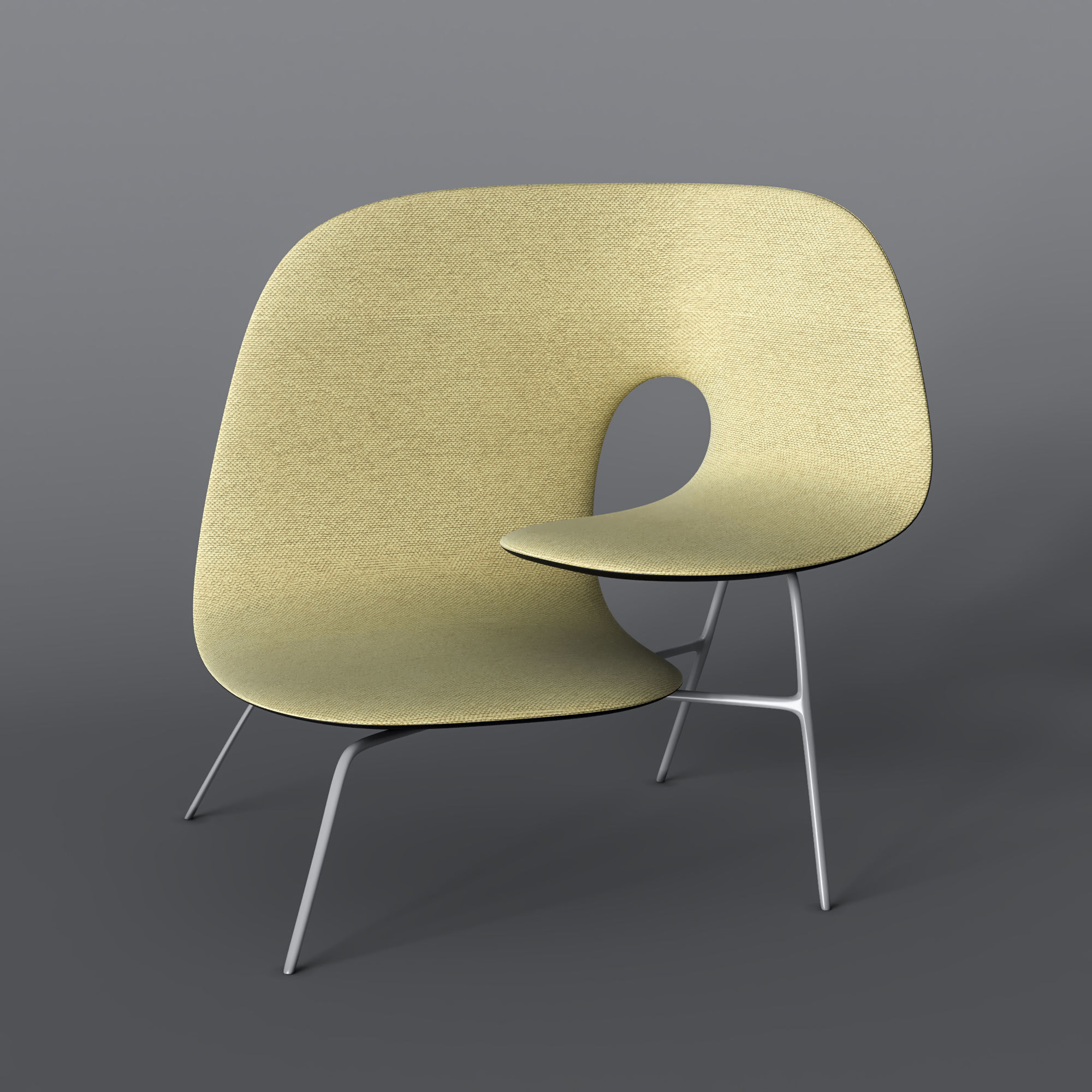 HUG Chair 3D model_1