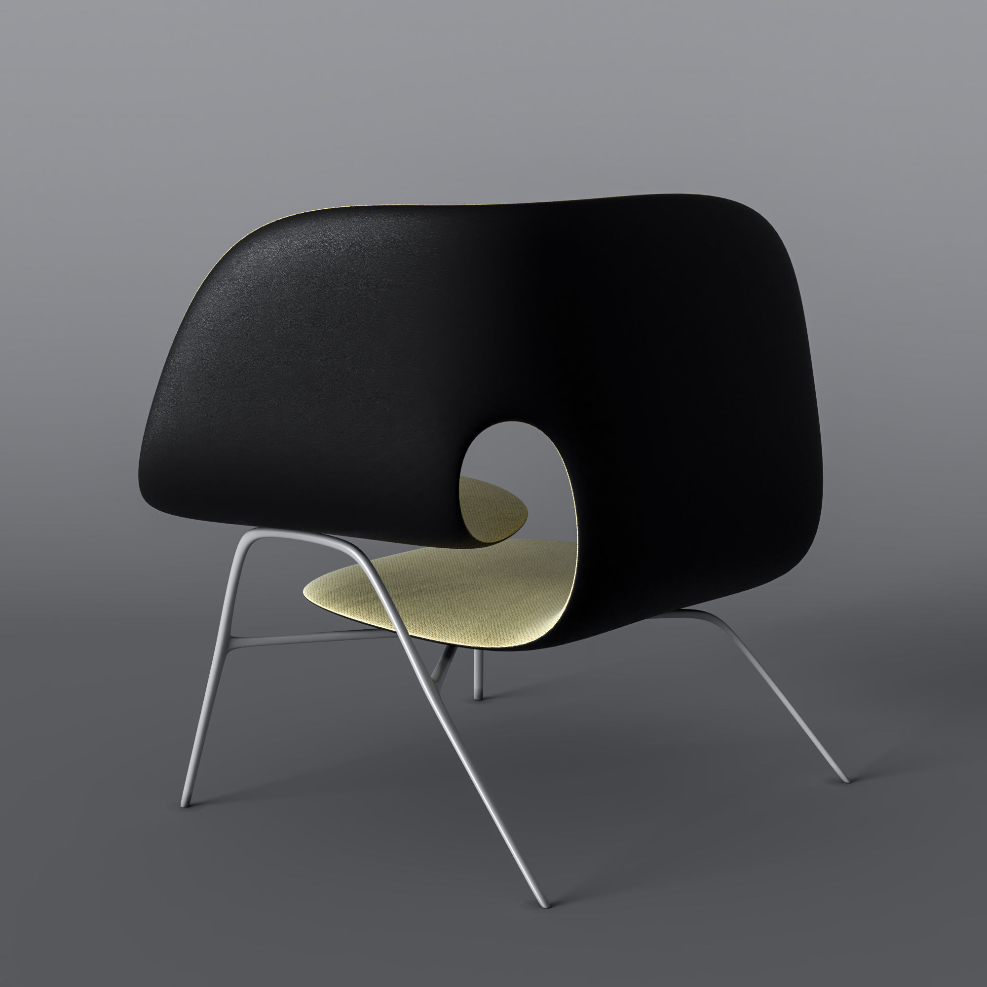 HUG Chair 3D model_2