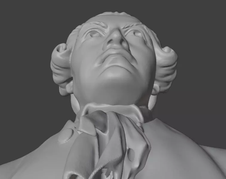 Immanuel Kant 3D print model_12