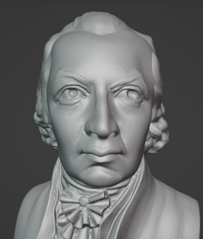 Immanuel Kant 3D print model_23