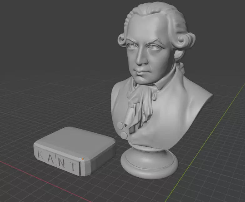 Immanuel Kant 3D print model_18