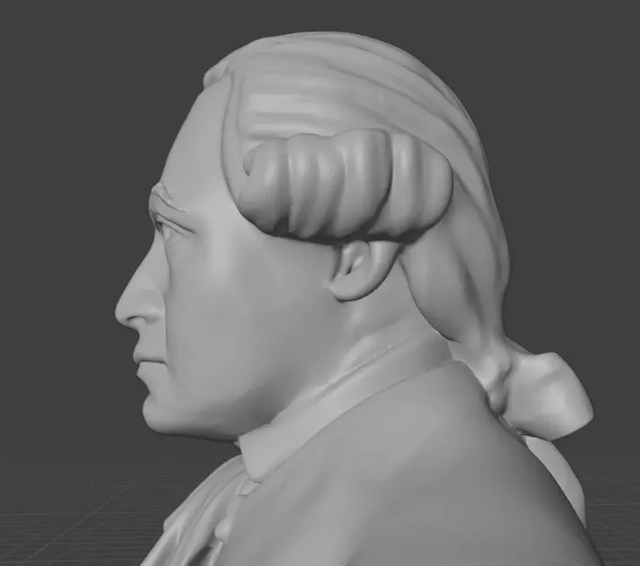 Immanuel Kant 3D print model_13