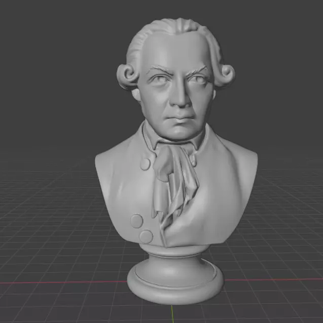 Immanuel Kant 3D print model_11