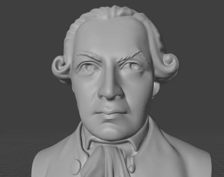 Immanuel Kant 3D print model_10