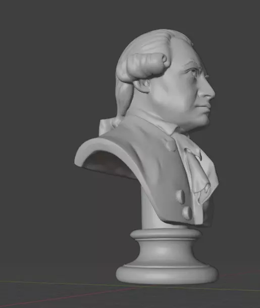 Immanuel Kant 3D print model_25