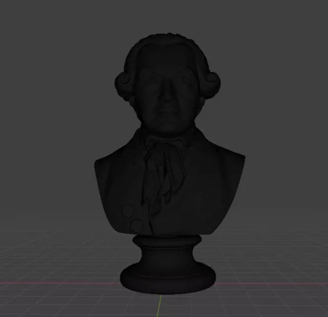 Immanuel Kant 3D print model_16