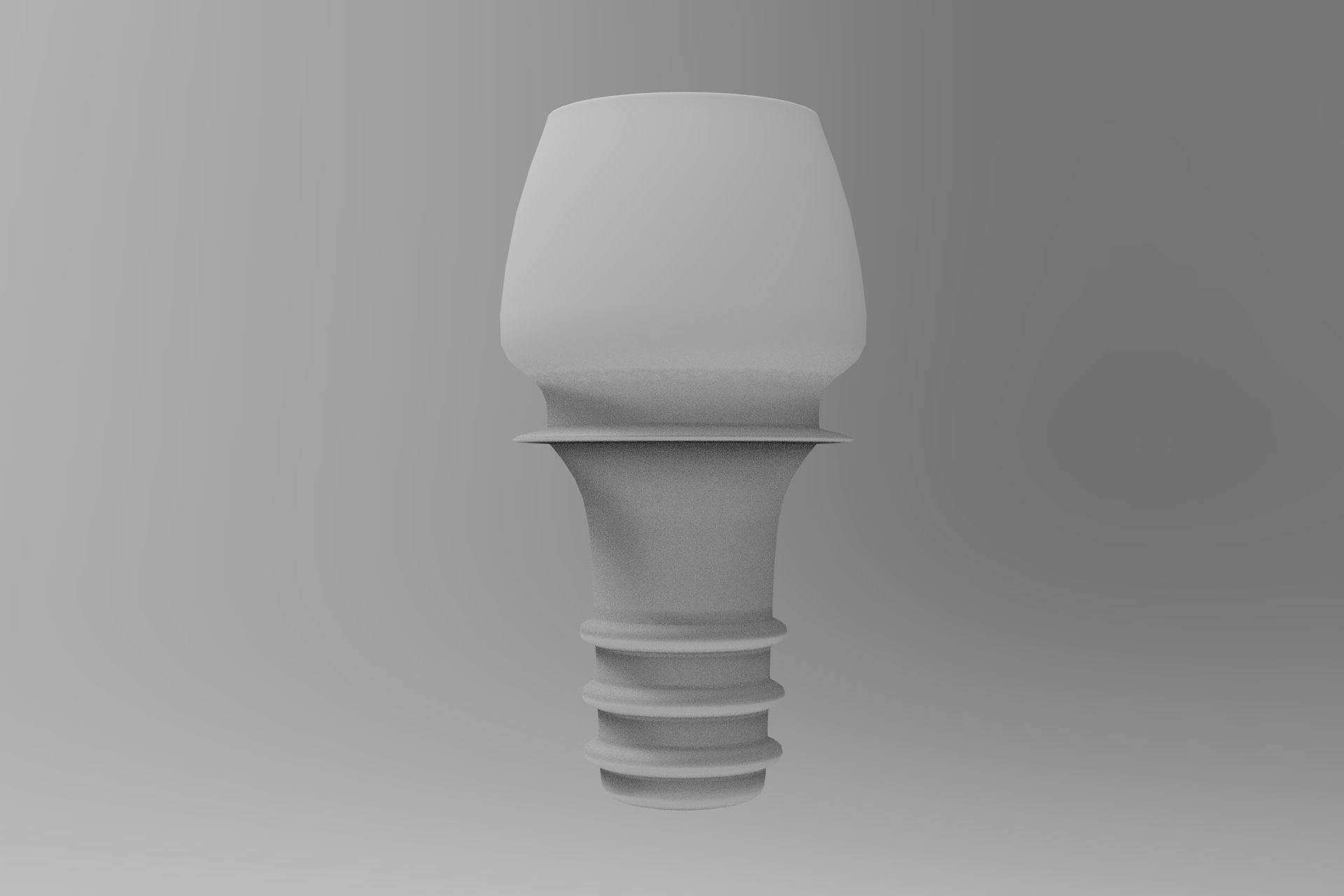 Bottle Stopper Low-poly 3D model_8