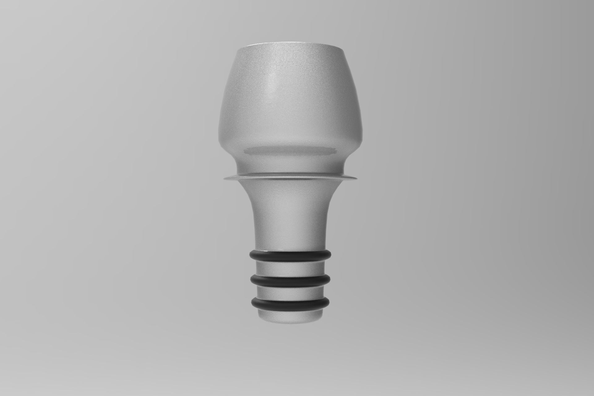 Bottle Stopper Low-poly 3D model_1