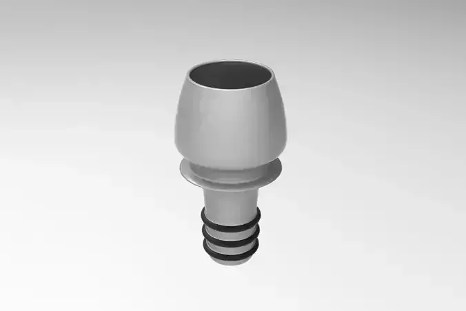 Bottle Stopper Low-poly 3D model