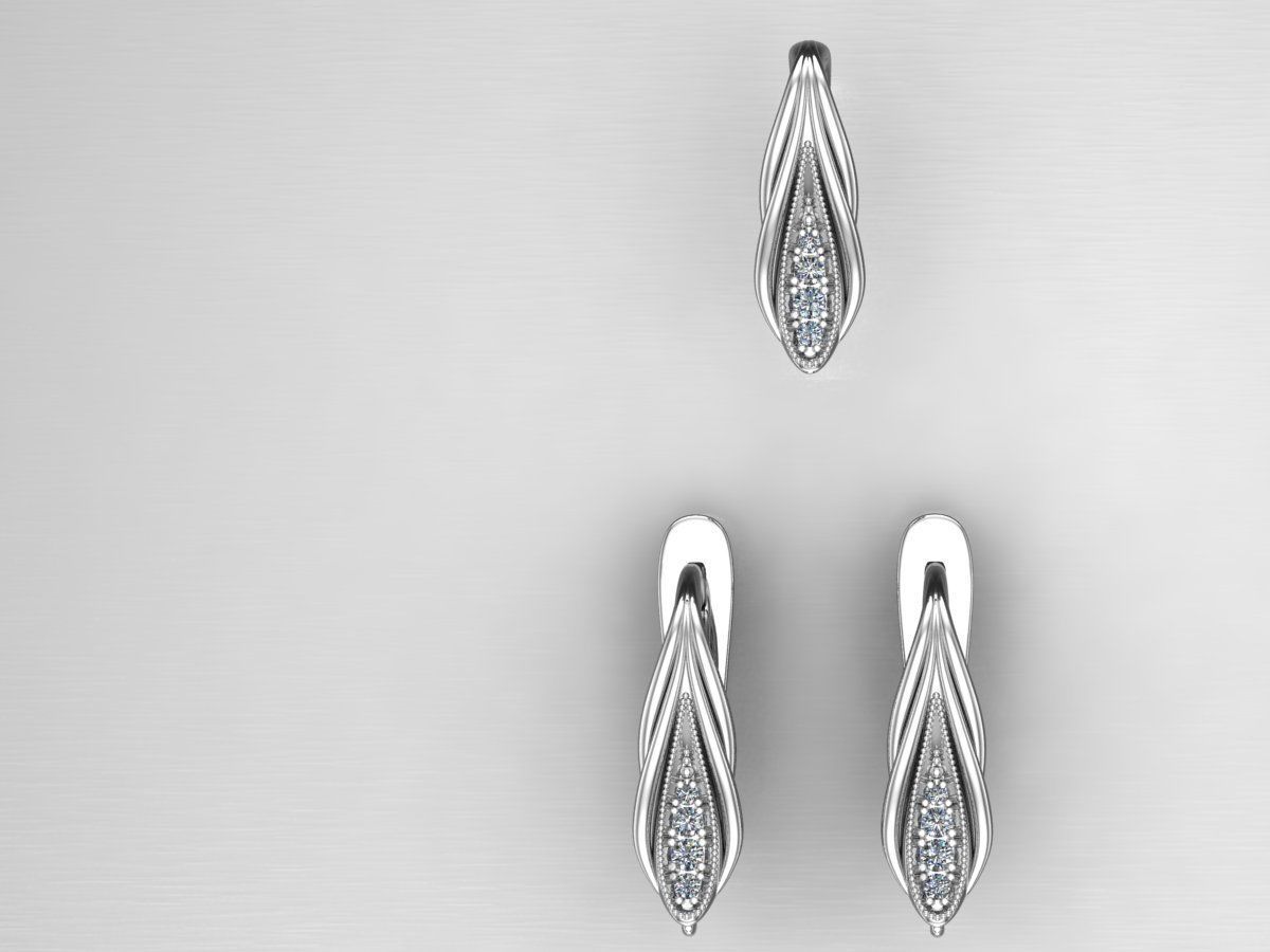 lock for earrings 7 and suspension eyelet 3D print model_5