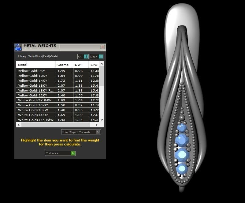 lock for earrings 7 and suspension eyelet 3D print model_9