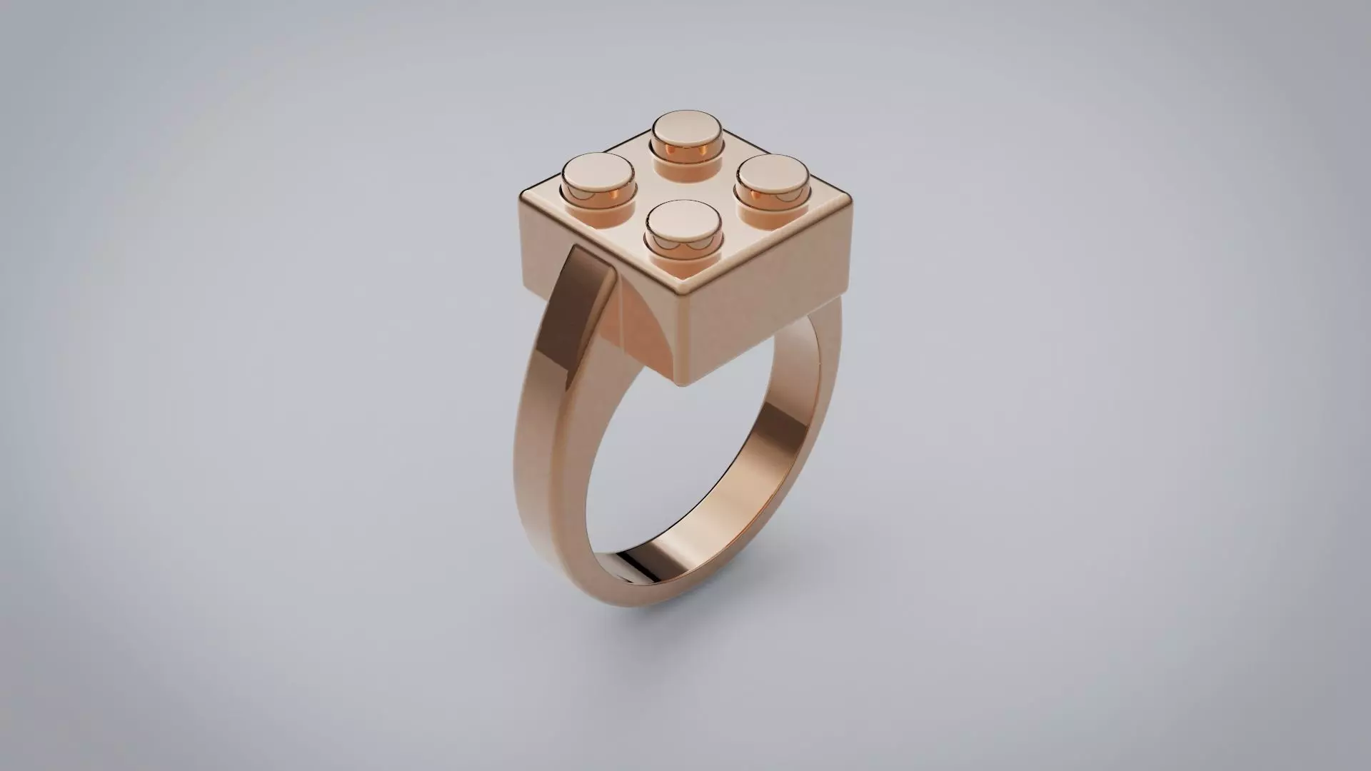  LEGO ring 3D print model_0