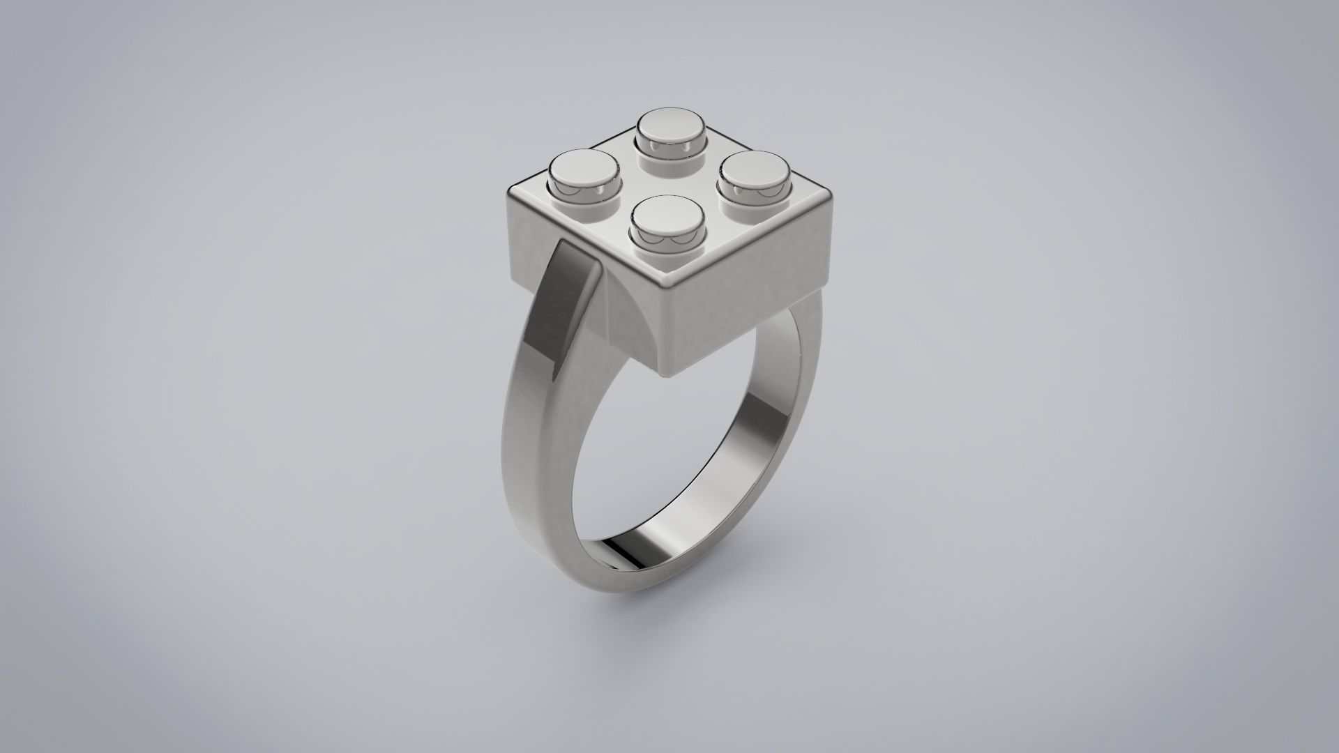  LEGO ring 3D print model_2