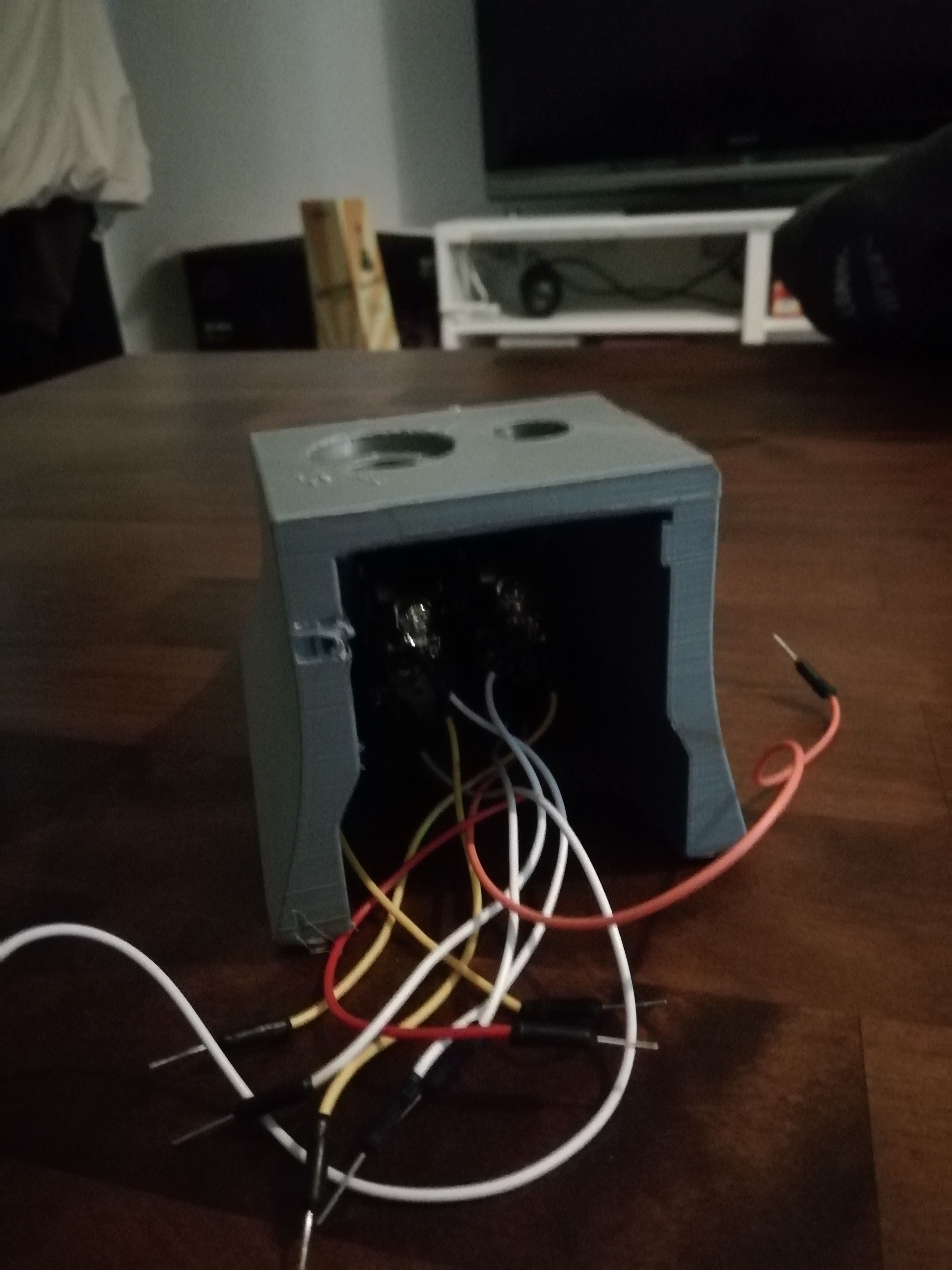 Button box for 3 switches and 2 buttons 3D print model_6