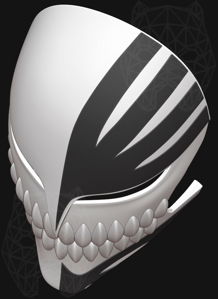Ichigo Hollow Mask 3D print model_2
