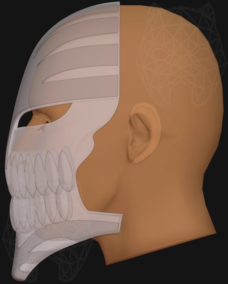 Ichigo Hollow Mask 3D print model_9