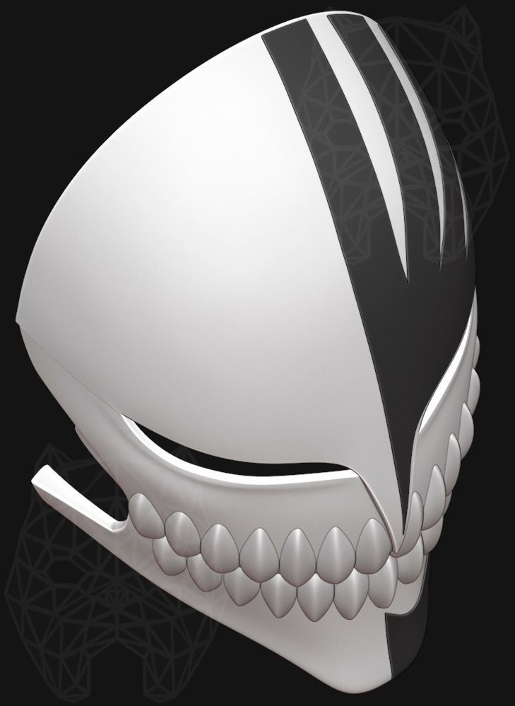 Ichigo Hollow Mask 3D print model_3